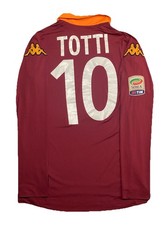 MAGLIA CALCIO AS ROMA TOTTI 2012/13 KAPPA JERSEY TRIKOT MAILLOT FOOTBALL SHIRT