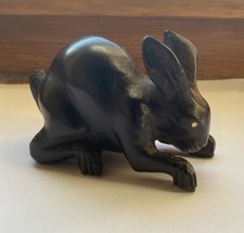 Soprammobile Coniglio In Ebano