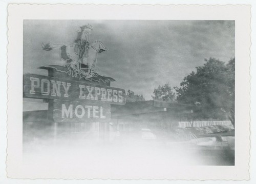 Insegna neon pony express - pony,