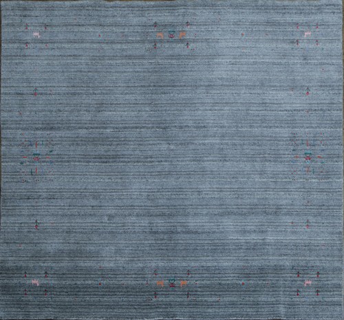 Modern grayish blue - blue, rug