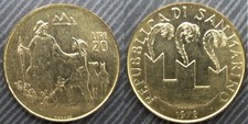 SAN MARINO  # 20 lire 1972