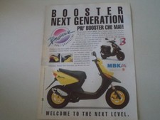 advertising Pubblicità 1995 MBK BOOSTER 50 NG NEXT GENERATION
