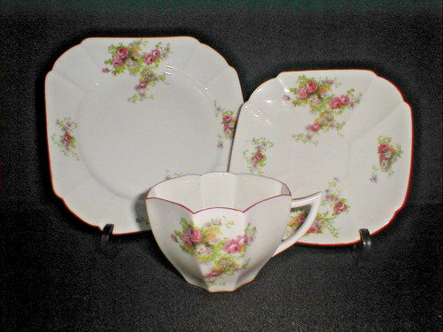 Shelley china queen anne tazza - shelley,