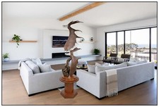 Don Stone Grande Originale Intagliato a Mano Legno Scultura Aquila Natura Art