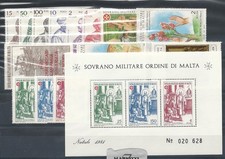 1981 SMOM ANNATA COMPLETA 14 VALORI + 1 BF NUOVI INTEGRI MF54438