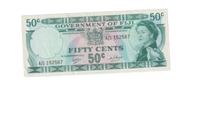 BANCONOTA 50 CENTESIMI FIJI