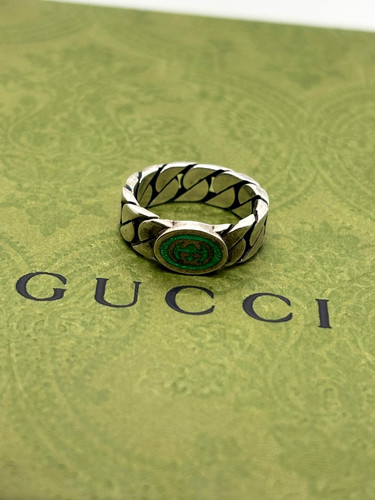 Gucci anello catena gourmette - anello,