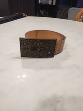 Cintura Just Cavalier Tan Croc