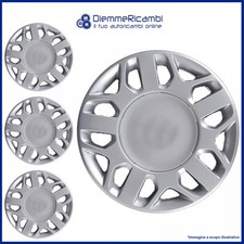SERIE 4 BORCHIE - 4 COPRICERCHI COPPE RUOTA 15 PER FIAT MULTIPLA 04->