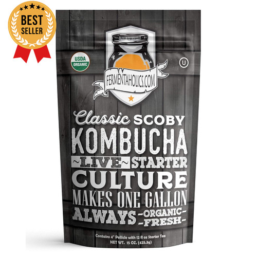 Kombucha scoby starter kit - kombucha,