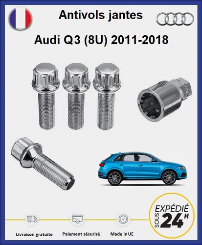 Ecrous antivol roues audi - ecrous,