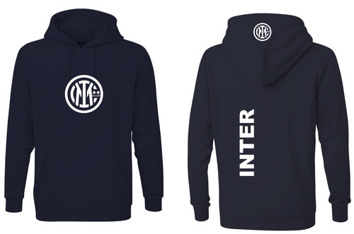 Felpa inter con cappuccio - con,