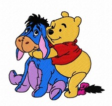 MACCHINA RICAMO DISEGNI USB - DISNEY'S POOH & FRIENDS 3 4X4 5X7 BAMBINI EYEYORE
