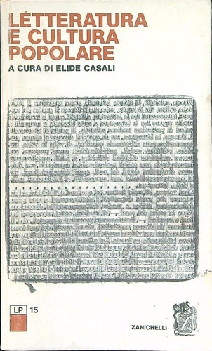 Letteratura cultura popolare - e,