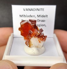 VANADINITE THUMBNAIL from Mibladen, Morocco