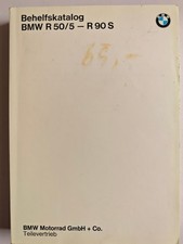 BMW R50/5 - R90S '86 lista ricambi originali, lista ricambi, catalogo pezzi,ricambi