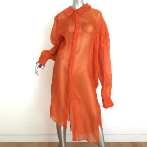 Camicia midi asimmetrica - , moon