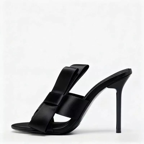 Sabot mule donna neri tacco - mule,