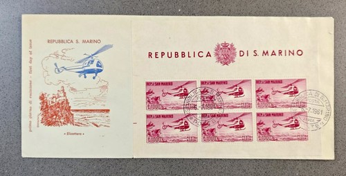 San marino 1961 foglietto - san,