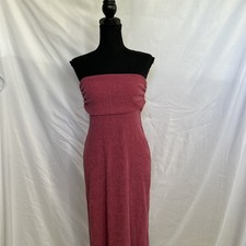 Abito midi donna Zara rosa a