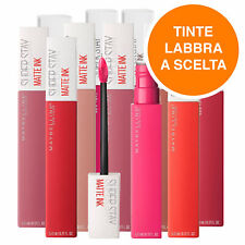 Maybelline New York Tinta Labbra SuperStay Ink Effetto Matte Risultato Coprente
