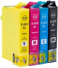 KIT 4 Cartucce 603XL Compatibili per Stampante EPSON XP2100 XP3100 WF2820DWF