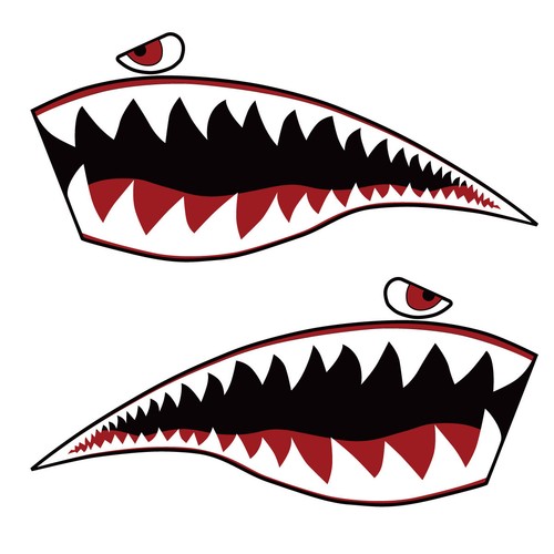 Adesivo vinile warhawk tiger - vinile,