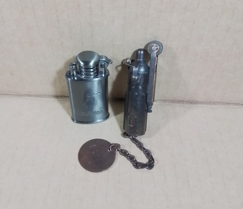 Vintage lot lighter petrol - vintage, 2x