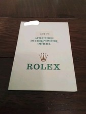 Rolex Certificato Garanzia