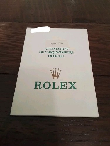 Rolex certificato garanzia - rolex,