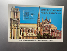 1982 Vaticano Foglietto Erinnofilo Philex France '82