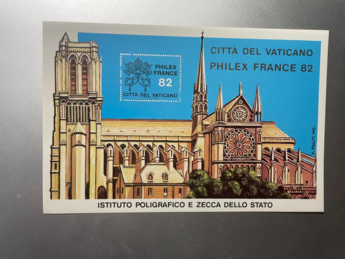 1982 vaticano foglietto - 1982,