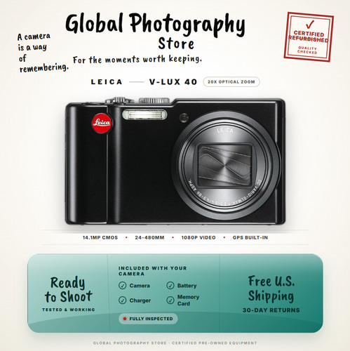 Leica lux40 20x - v-lux40, 14mp