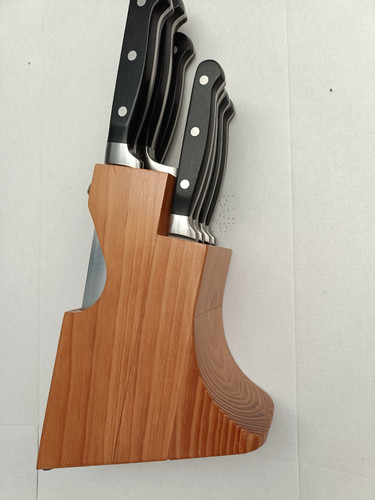 Ceppo faggio con - con, coltelli