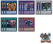 Yugioh! Gouki The Tyrant Machine Suprex Deck Drago Sheik Orco Gameface Deck