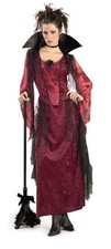 Burgundy Gothic Vampira Adult