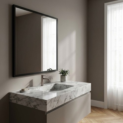 Specchio bagno rettangolare - specchio,