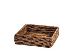 Cesto H&H 21X6 Quadrato Rattan