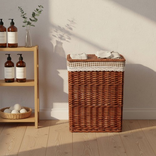 Cesta portaoggetti rattan - cesta,
