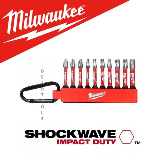 Milwaukee pozi torx set 10 - milwaukee,