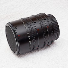 Set di tre tubi di prolunga Kenko con innesto Contax/Yashica