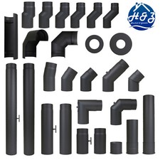 Canna fumaria tubo stufa Ø 120 mm estensione prolunga arco offset tubo camino