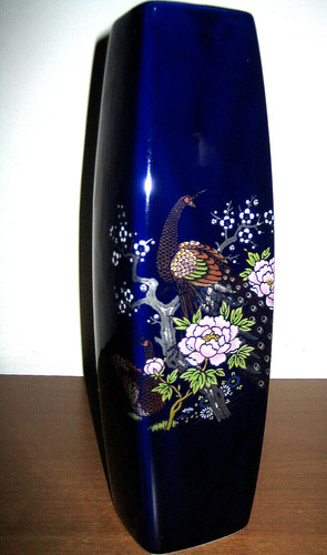 Vaso fine blu cobalto - fine, stile
