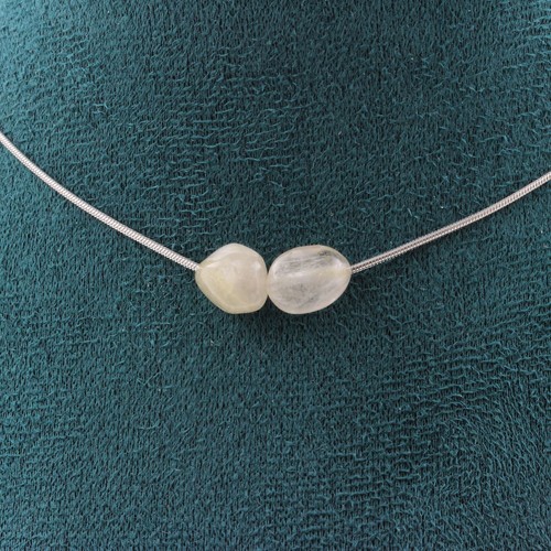 Collana perle quarzo - collana,