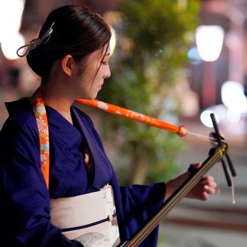 Cinturino shamisen - shamisen, /