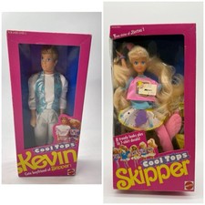 Barbie 1989,  Cool tops Skipper + Kevin  Fabriqué en Chine  NRFB**