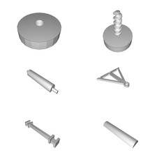 Base Supporto Bobina da Tavolo
