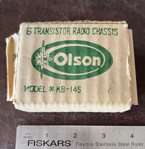 Vintage olson transistor - olson, 6-transistor