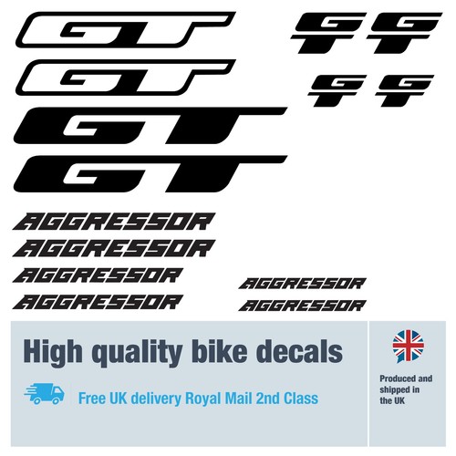 Decalcomanie bici aggressor - gt,