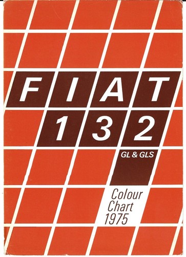 Fiat 132 colori esterni - 132,